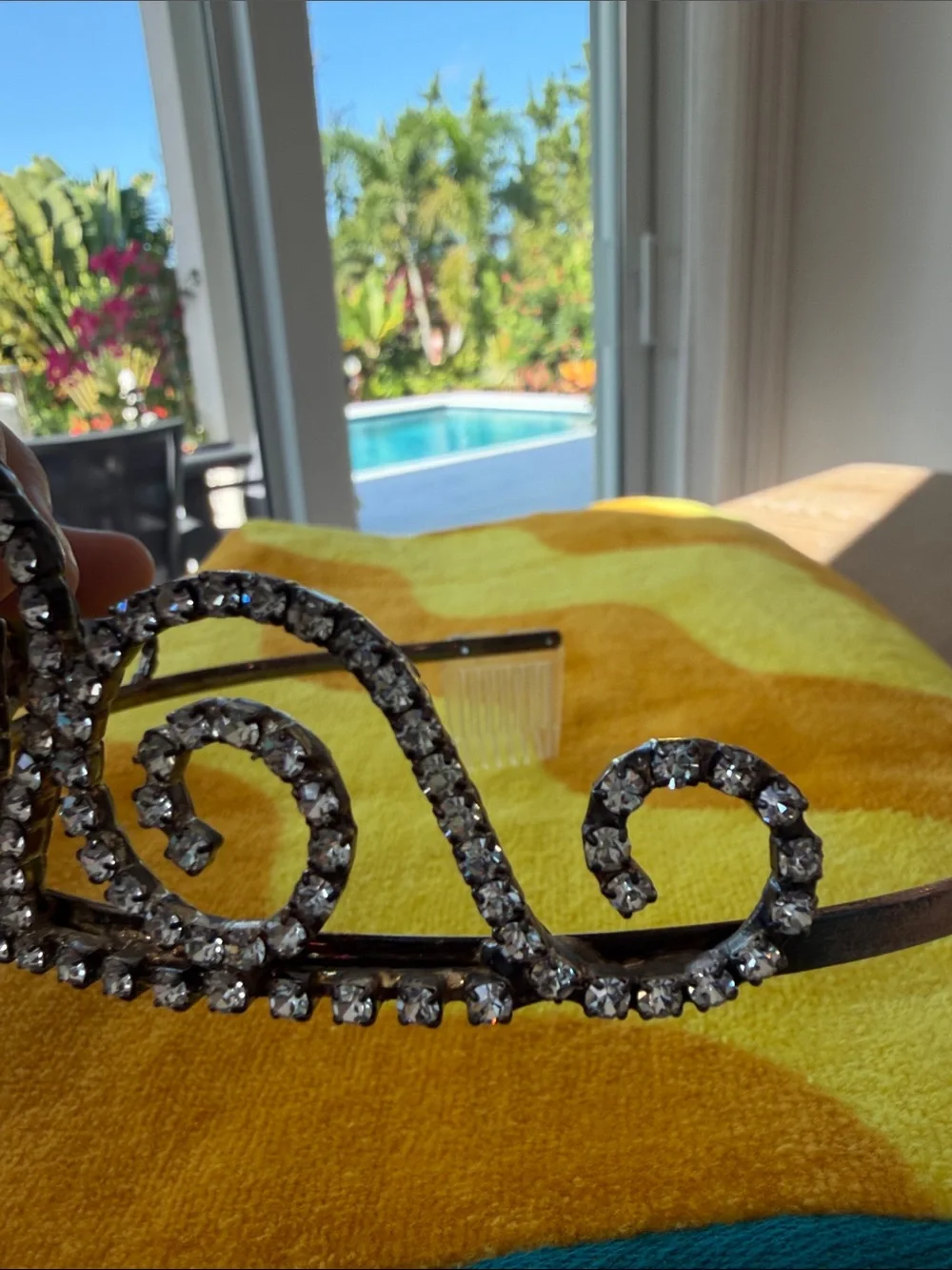 Queen Crown Royal Tiara Rhinestone Accessory